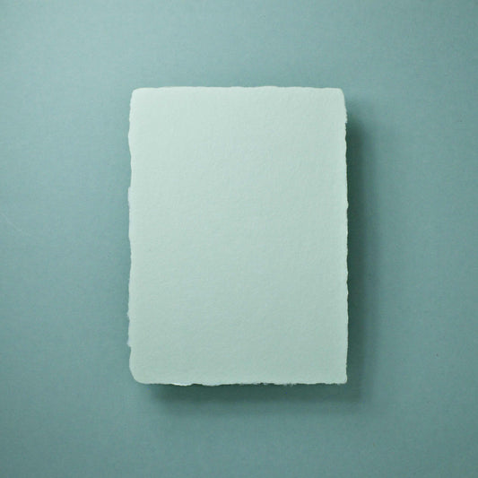 Büttenpapier DIN-A6 - mint