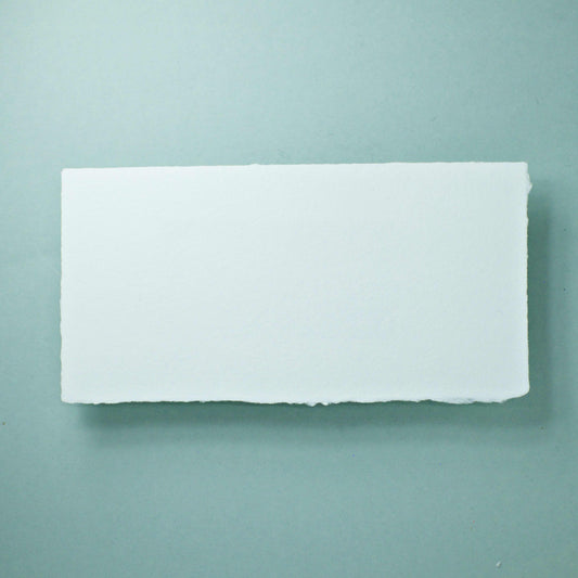 Büttenpapier DIN-lang - naturweiß