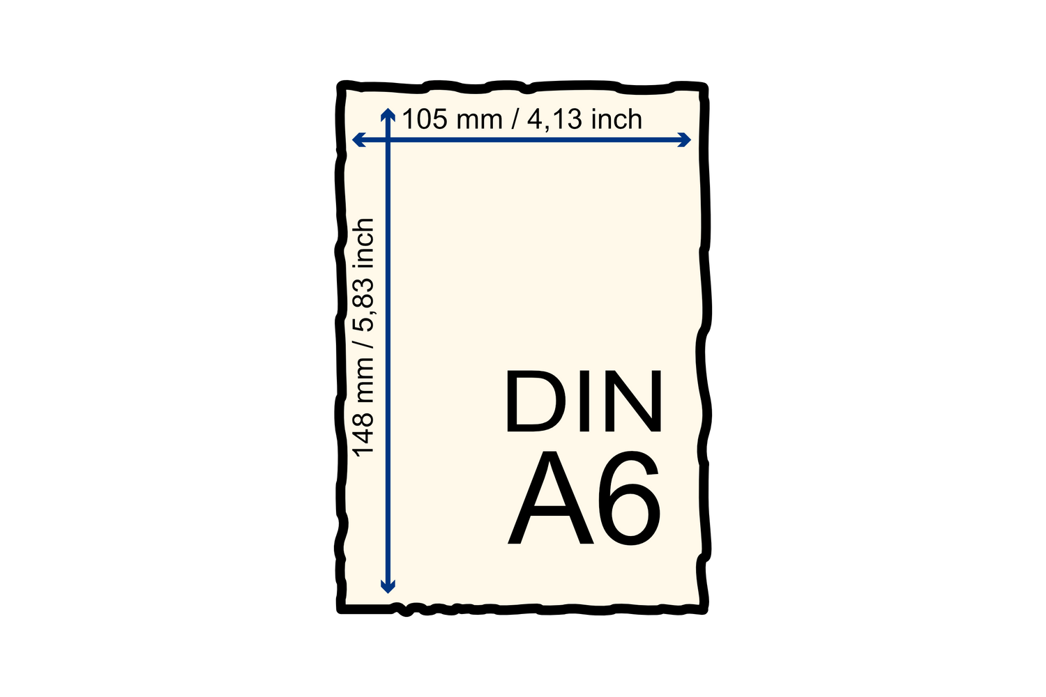 Büttenpapier DIN-A6