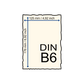 Büttenpapier DIN-B6 - rosé