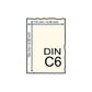 Büttenpapier DIN-C6 - elfenbein