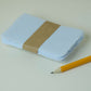 Büttenpapier-Visitenkarten 90x50 - babyblau