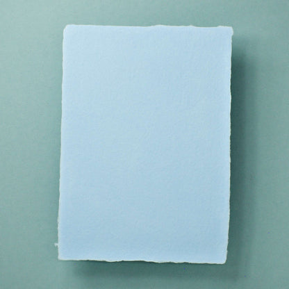 Büttenpapier DIN-A5 - babyblau