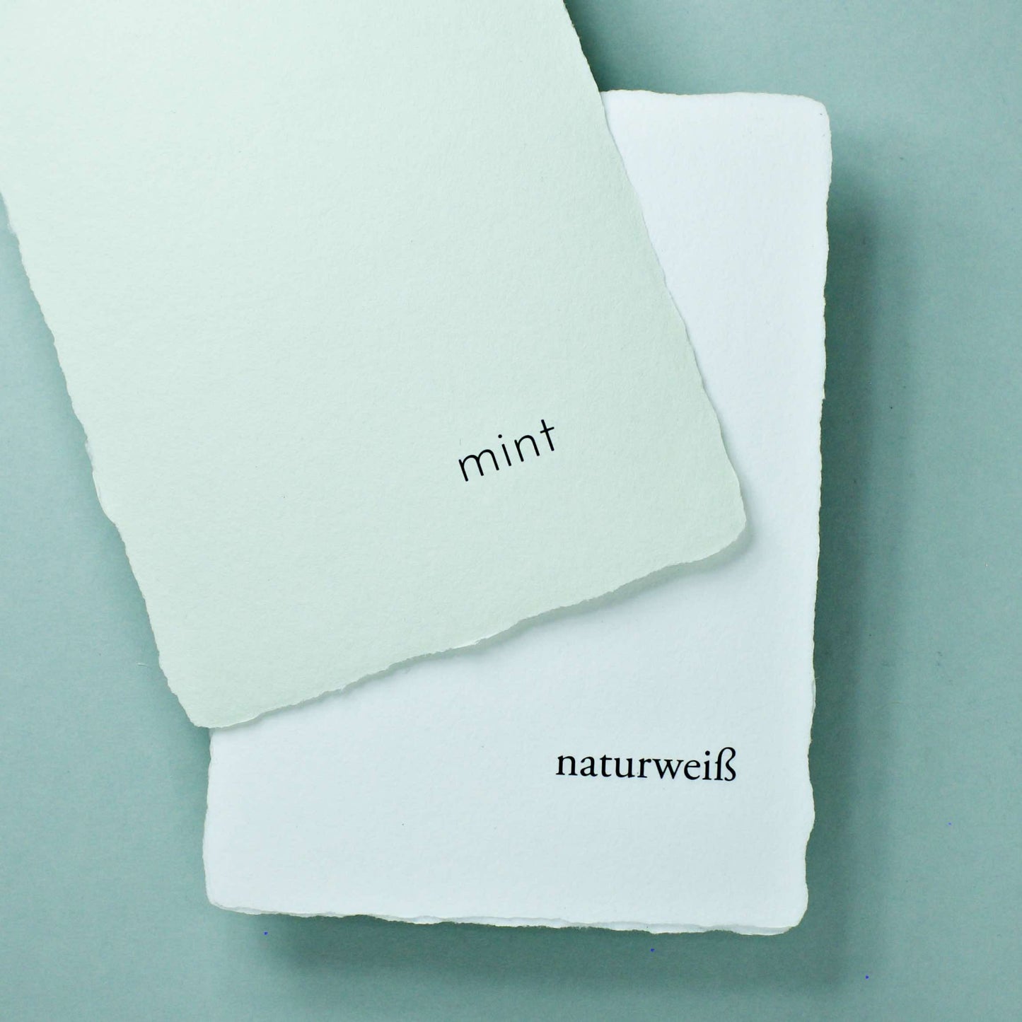 Büttenpapier DIN-A3 - mint