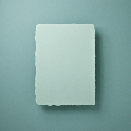 Büttenpapier DIN-A6 - mint