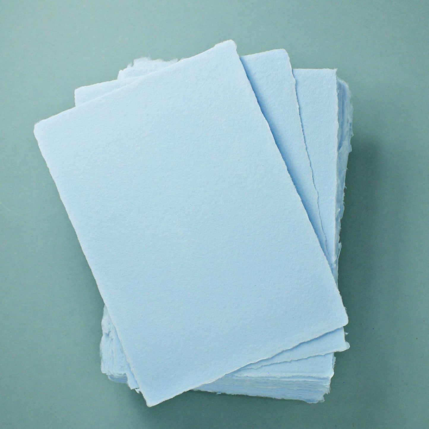 Büttenpapier DIN-C6 - babyblau