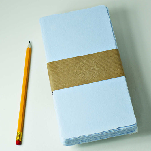 Büttenpapier DIN-lang - babyblau