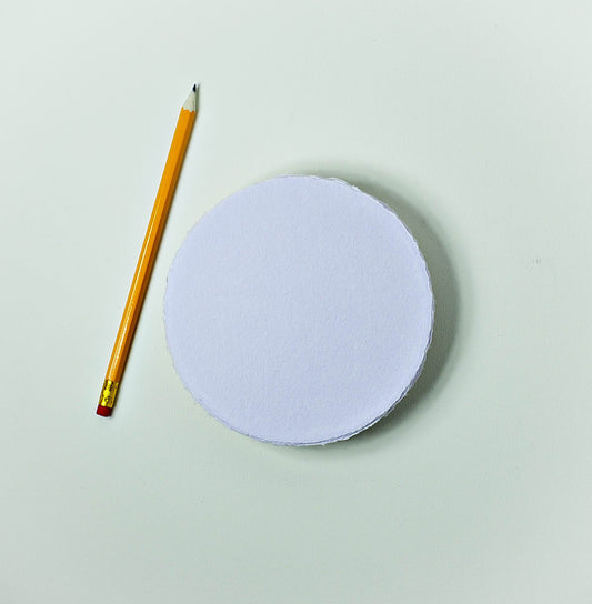 Büttenpapier Kreis 13,5cm - flieder