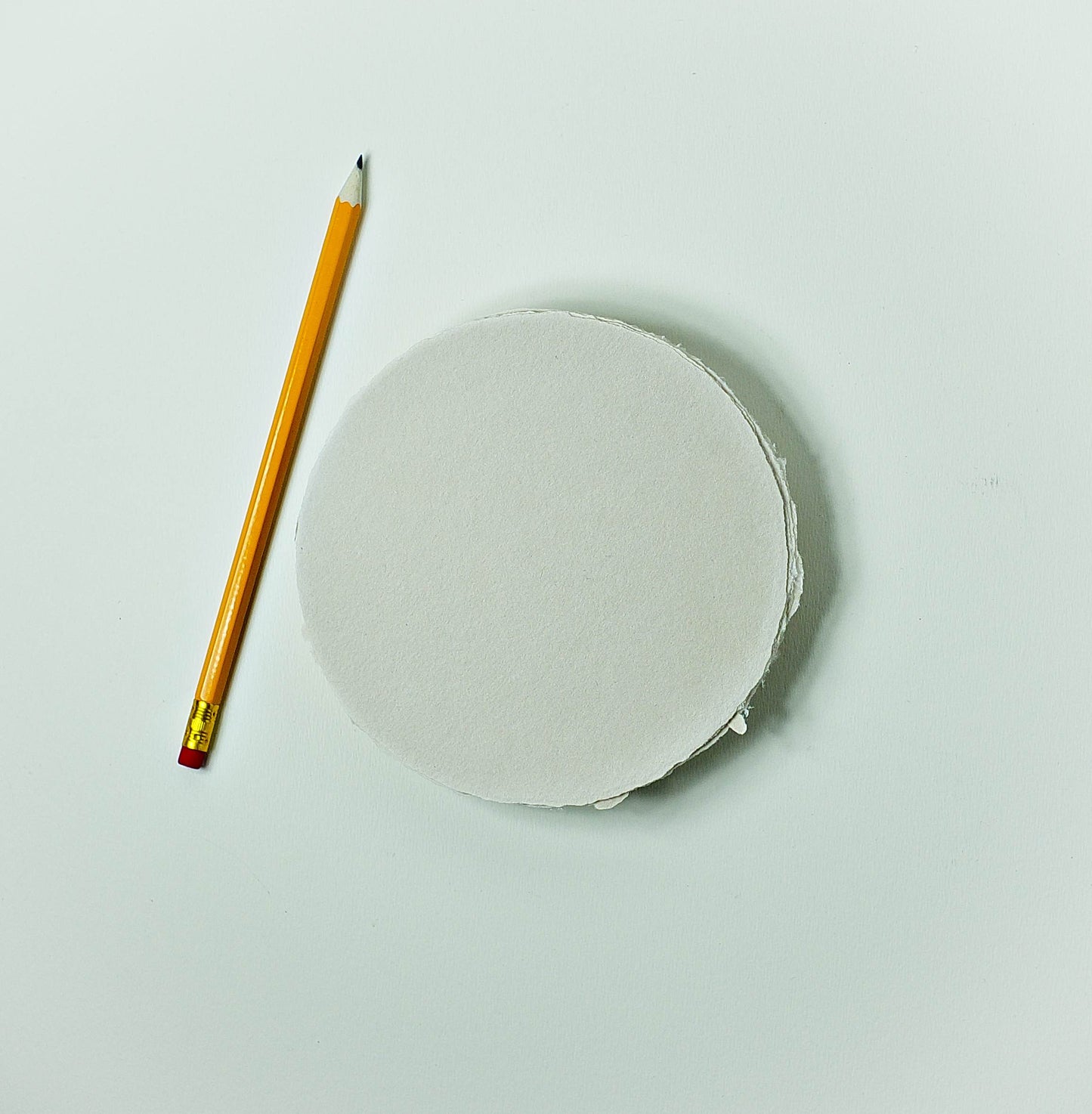 Büttenpapier Kreis 13,5cm - sand