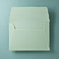 Büttenpapier-Umschlag B6 - Trapezlasche  - matcha