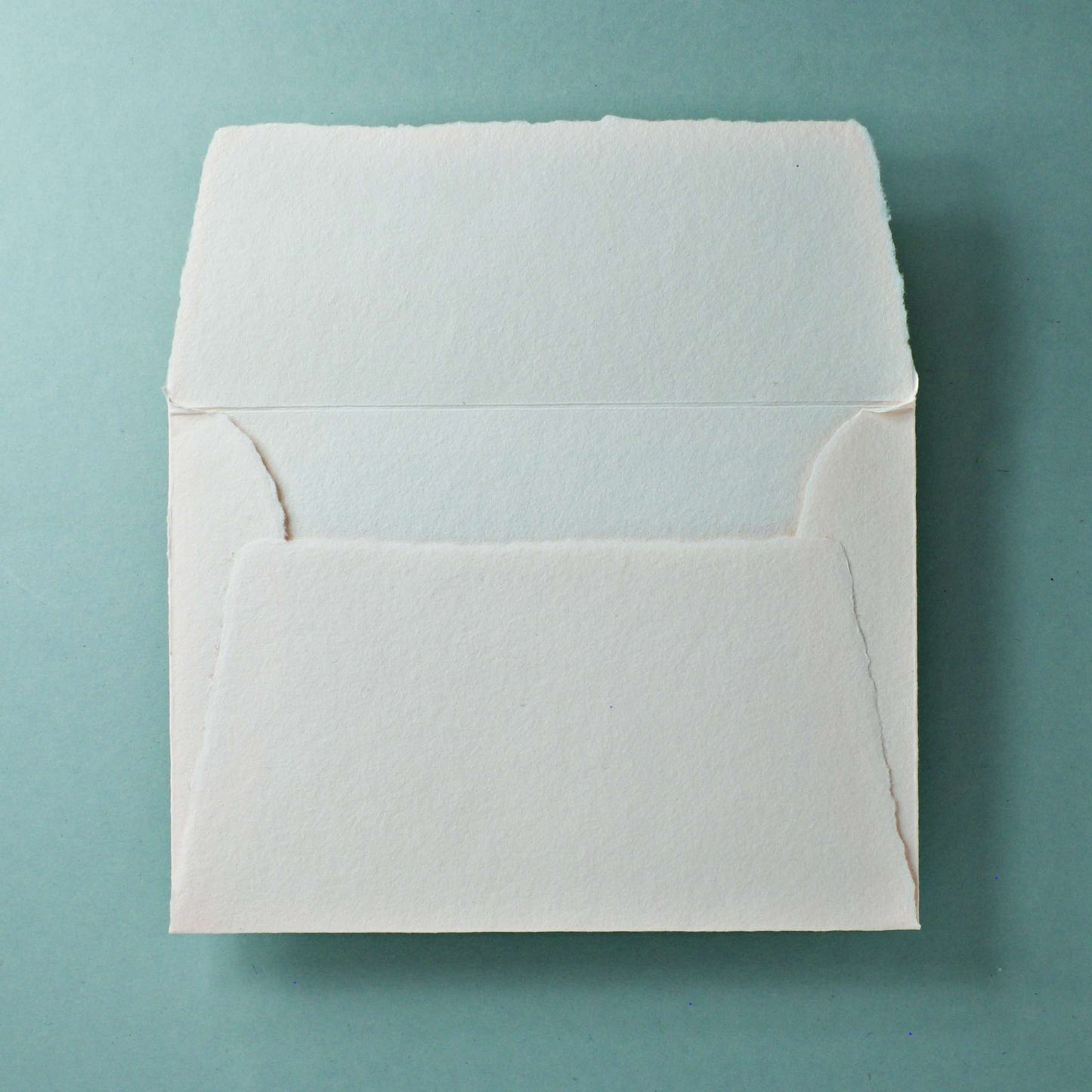 Büttenpapier-Umschlag B6 - Trapezlasche  - rosé