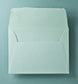 Büttenpapier-Umschlag C5 - Trapezlasche - mint