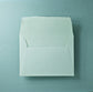Büttenpapier-Umschlag C6 - Trapezlasche - mint