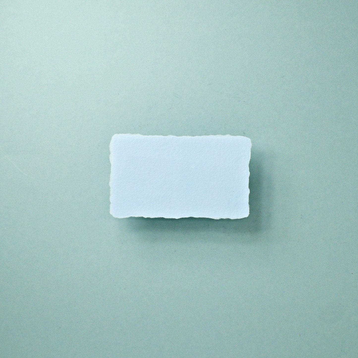 Büttenpapier-Visitenkarten 90x50 - babyblau