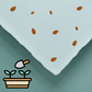 handgeschöpftes Büttenpapier / Samenpapier mit stilisierten Samen im Farbton naturweiß 
Vektoren von Vecteezy.com