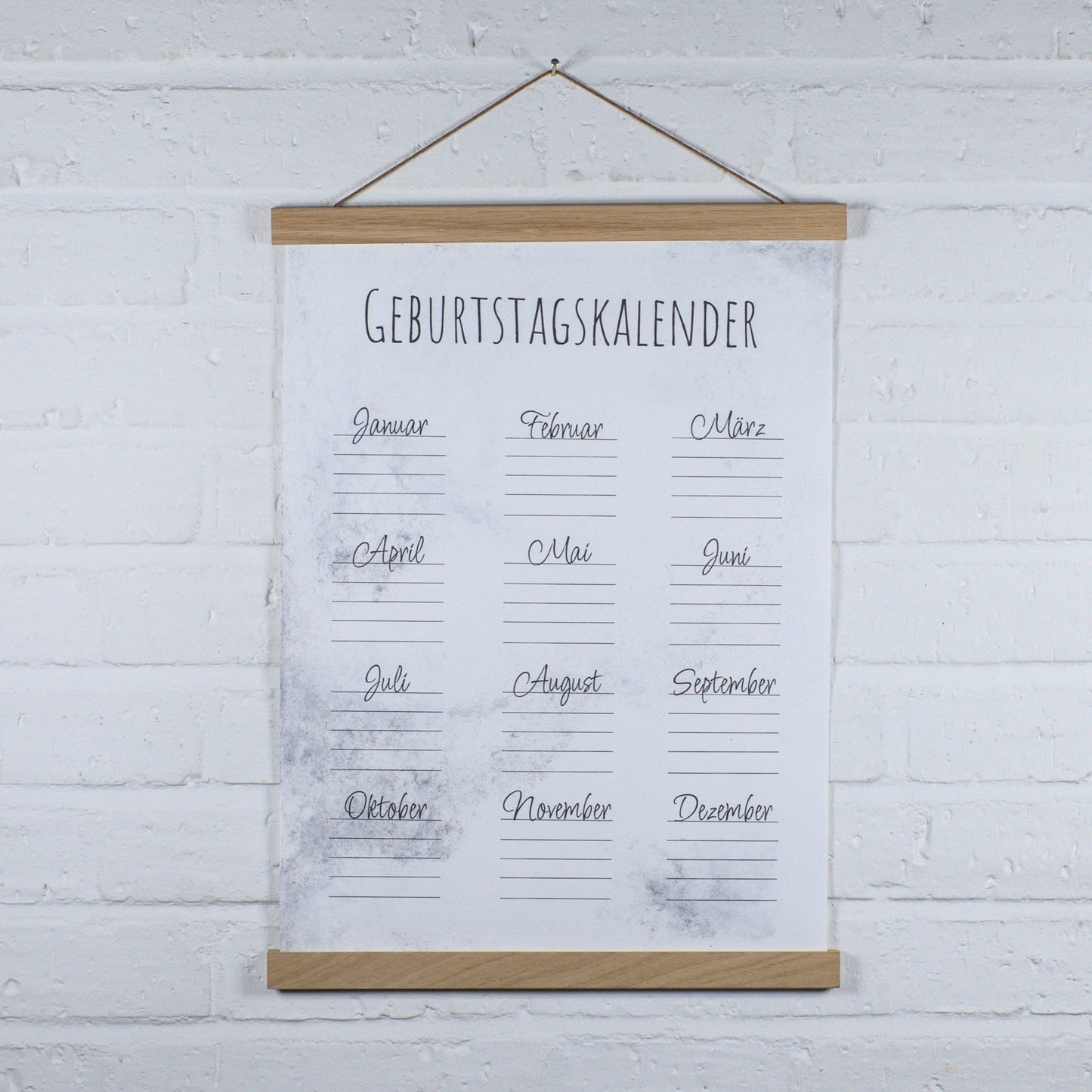 Geburtstagskalender "Klassik"
